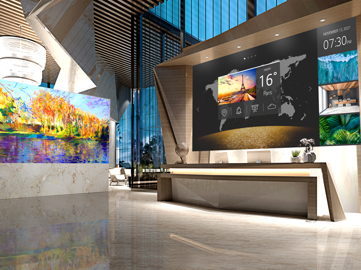 Hotel Lobby Display
